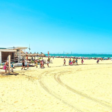 Ocean View Beach Apartment With Pool & Balconies El Puerto de Santa Maria Bagian luar foto