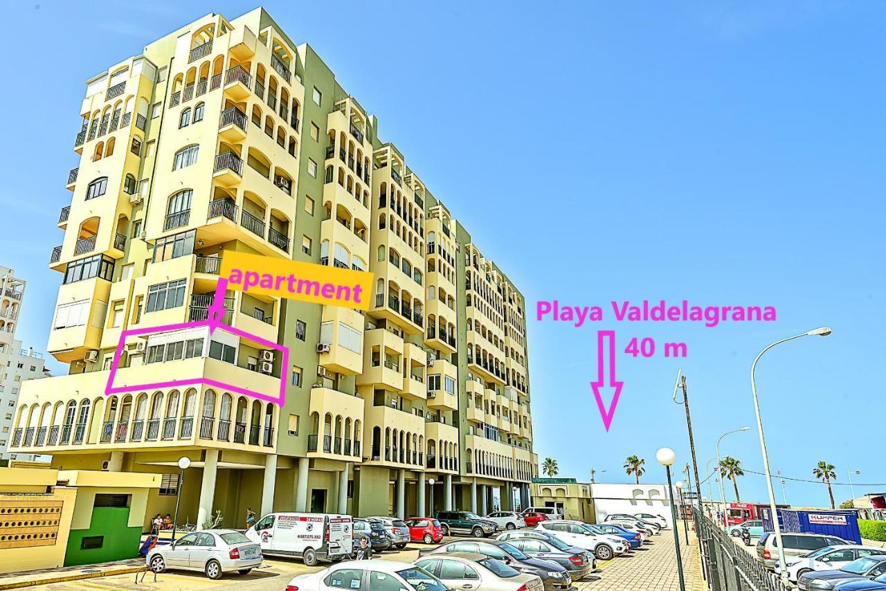 Ocean View Beach Apartment With Pool & Balconies El Puerto de Santa Maria Bagian luar foto