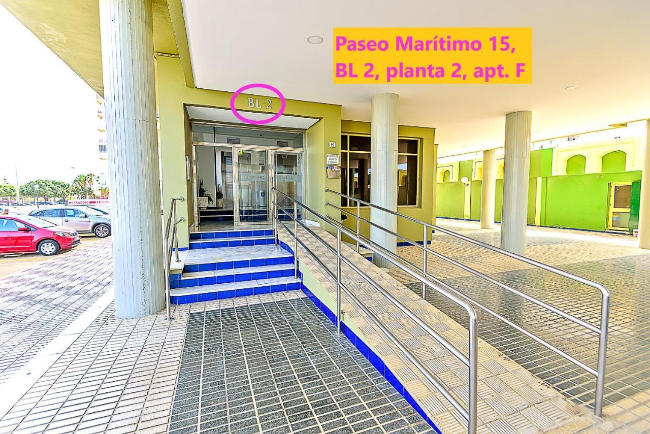 Ocean View Beach Apartment With Pool & Balconies El Puerto de Santa Maria Bagian luar foto